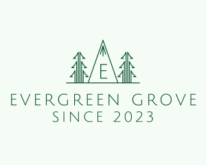 Pine Tree Forest logo design