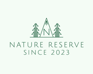 Pine Tree Forest logo design