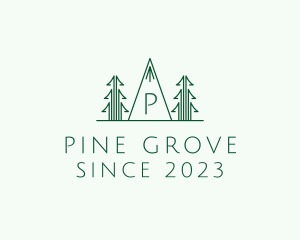 Pine Tree Forest logo design