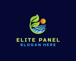 Solar Panel Leaf logo