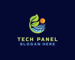 Solar Panel Leaf logo