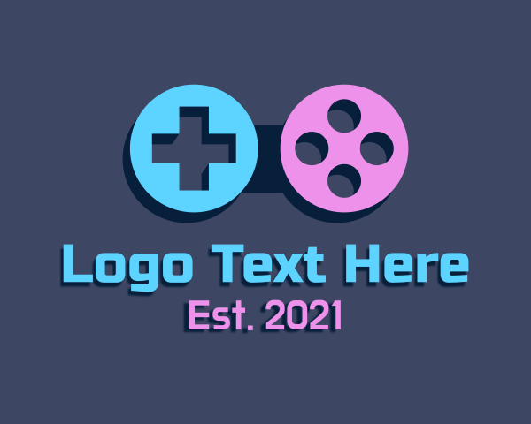 Gaming Controller logo example 1