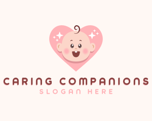 Cute Baby Heart logo