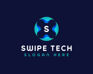 Artificial Intelligence Tech App logo design