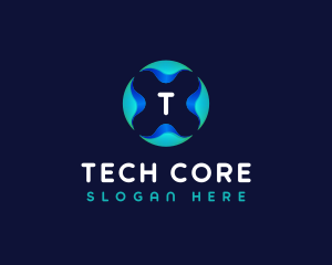 Artificial Intelligence Tech App logo design