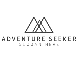 Mountain Peak Camp logo design