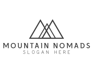 Mountain Peak Camp logo design