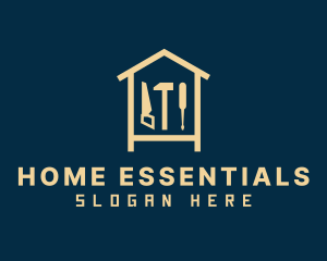 Home Construction Tools logo design