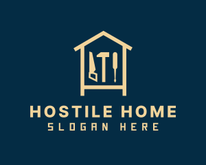 Home Construction Tools logo design