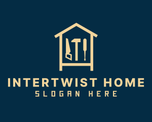 Home Construction Tools logo design