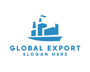 Cargo Ship Imports logo design