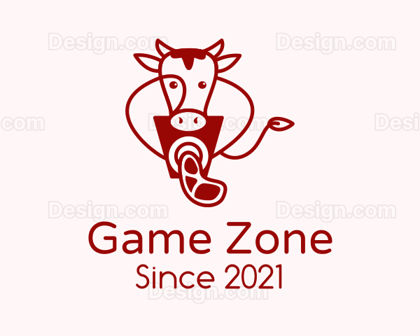 Cow Meat Grinder Logo