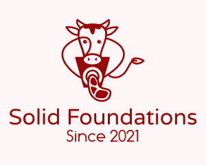 Cow Meat Grinder  logo