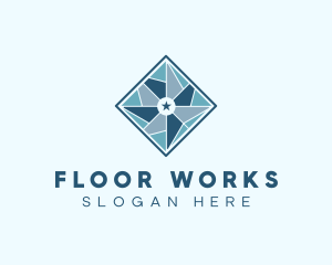 Tile Floor Tiling  logo design