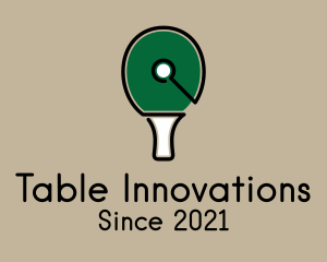 Table Tennis Paddle logo