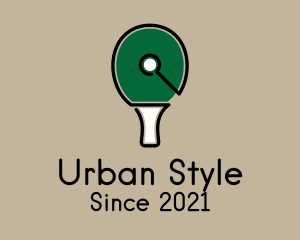 Table Tennis Paddle logo