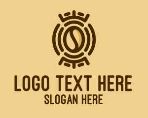 Tribal Coffee Bean  logo