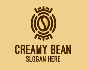 Tribal Coffee Bean  logo design