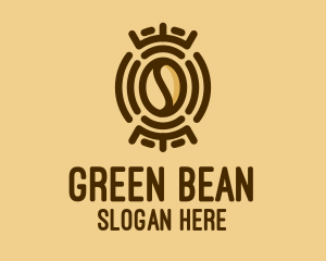 Tribal Coffee Bean  logo design