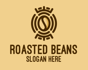 Tribal Coffee Bean  logo design