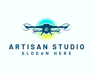 Drone Multimedia Studio logo design