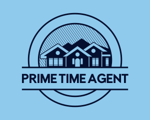 House Property Badge logo design