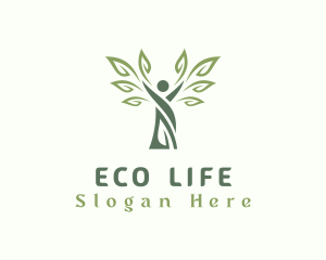 Human Tree Environment logo design