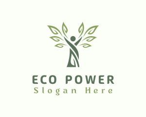 Human Tree Environment logo design