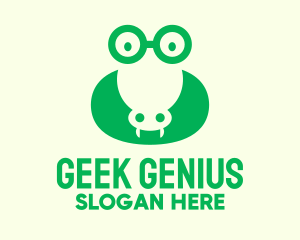 Green Nerd Aligator logo