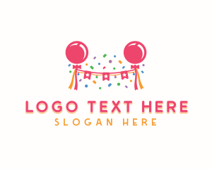 Balloon Party Event logo