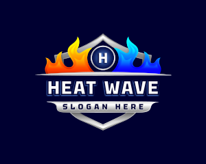 Heat Cool HVAC logo