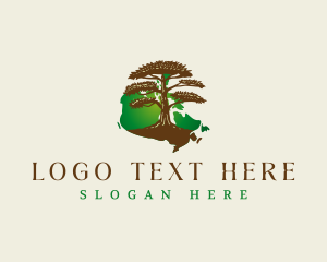 Canada Cedar Tree logo