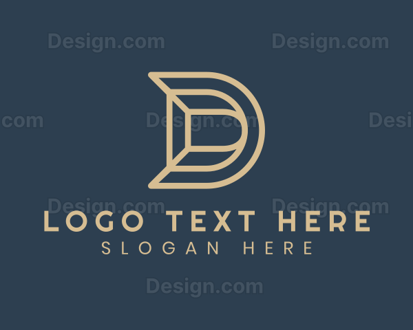 Generic Linear Letter D Logo