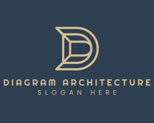 Generic Linear Letter D logo