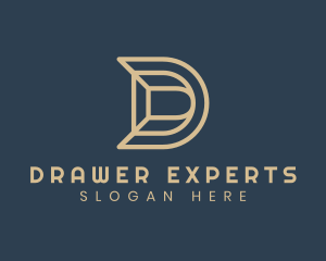 Generic Linear Letter D logo design