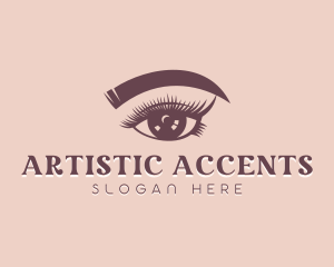 Makeup Artist Eyelash logo design