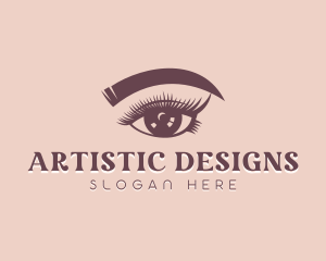 Makeup Artist Eyelash logo design