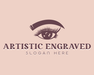 Makeup Artist Eyelash logo design