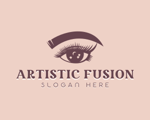 Makeup Artist Eyelash logo design