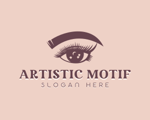 Makeup Artist Eyelash logo design