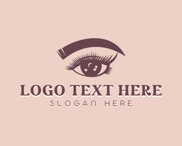 Eyelash logo example 4