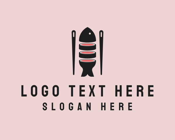 Sushi Stall logo example 3