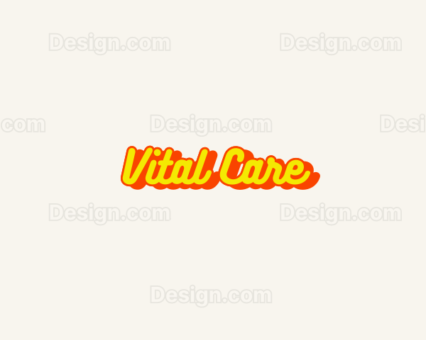 Cursive Retro Fashion Logo