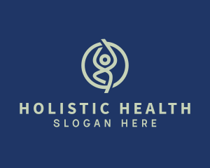 Holistic Wellness Yoga logo design