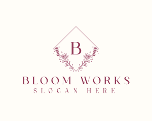 Elegant Flower Boutique logo design