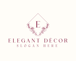 Elegant Flower Boutique logo design