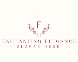 Elegant Flower Boutique logo design