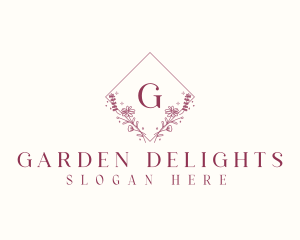 Elegant Flower Boutique logo design