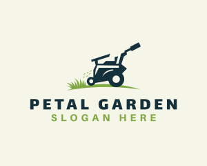 Grass Lawn Mower  logo design