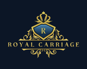 Ornament Royalty Crown logo design